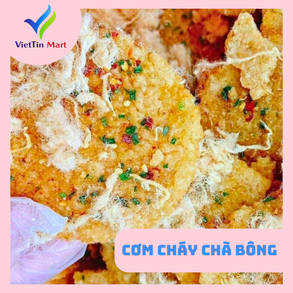 Cơm cháy mắm hành mix chà bông 500G