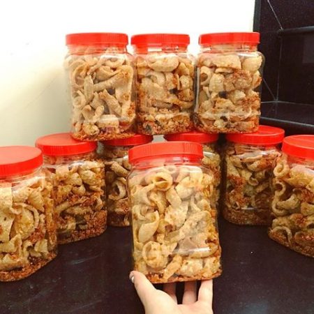 100gram Da heo cháy tỏi loại ngon