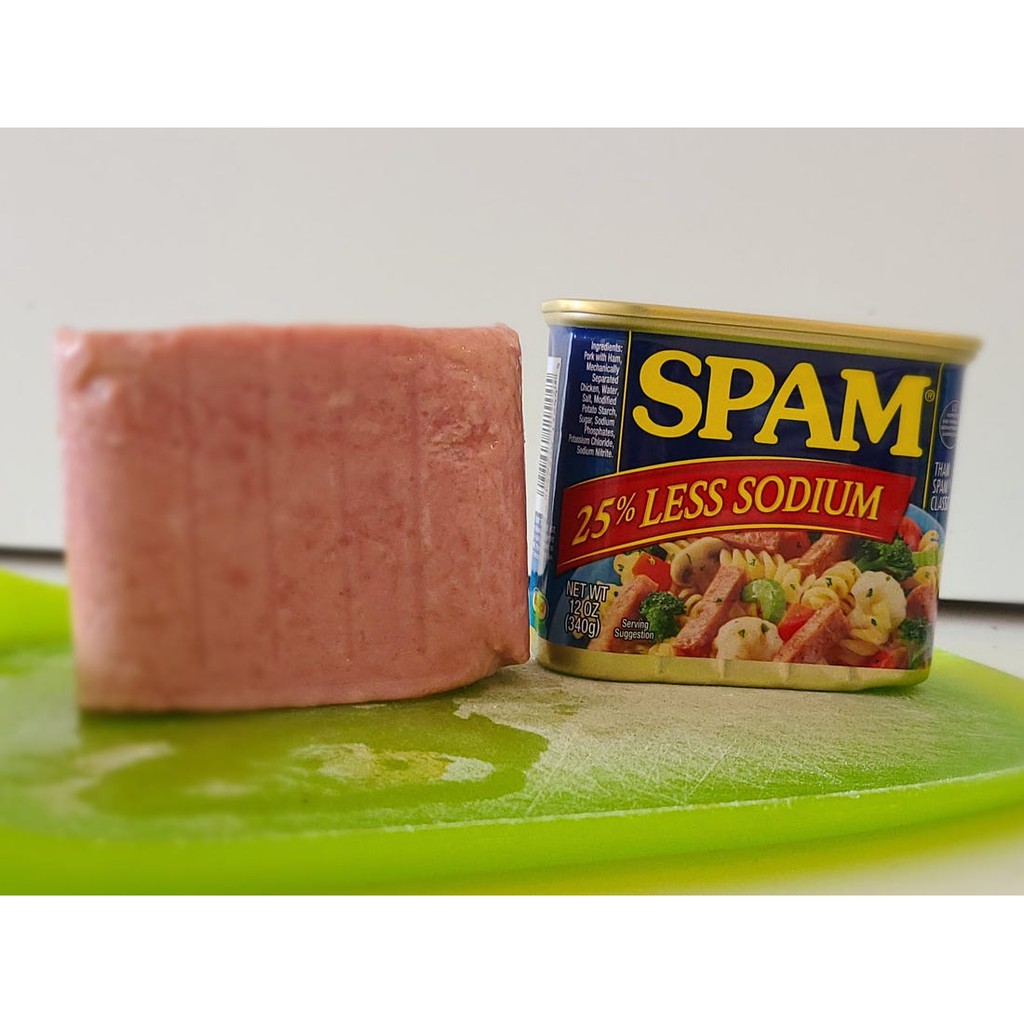 Thịt Hộp Spam Less Sodium 25% 340g