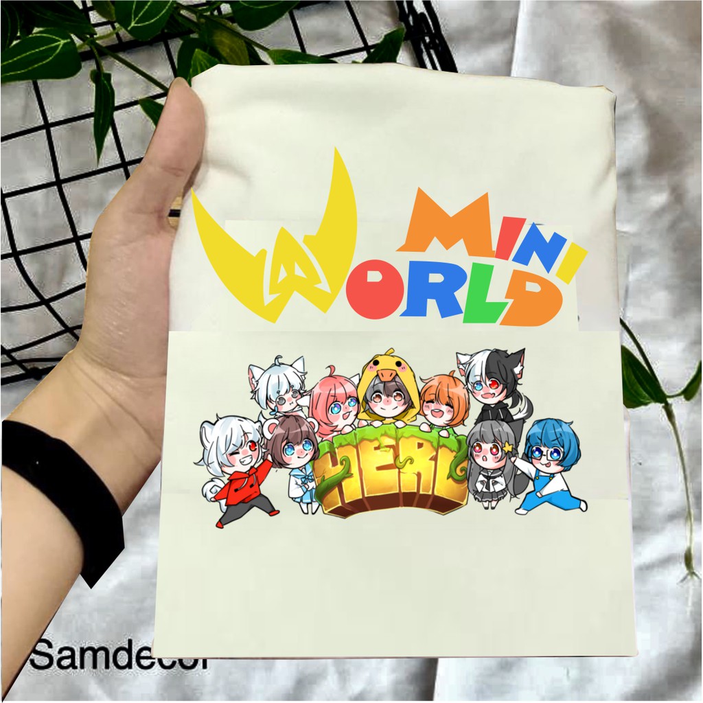 [ Ảnh THẬT - Video THẬT ] Áo Hero Team Among US Dành Cho Bé Trai Bé Gái