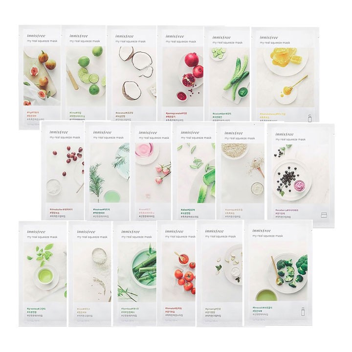 Mặt nạ giấy Innisfree It's Real Squeeze Mask (Mẫu mới)