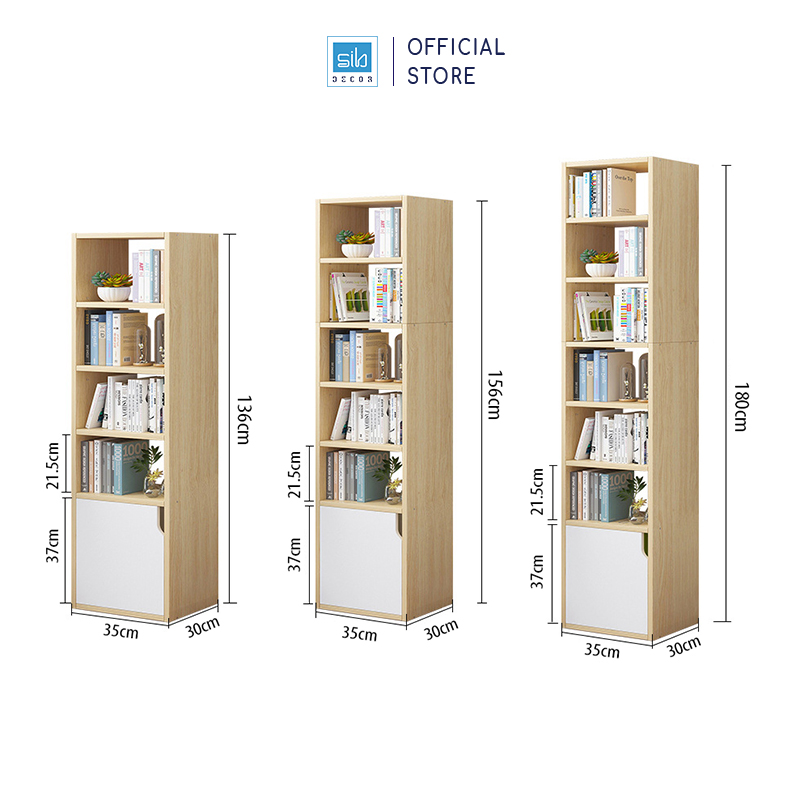 Kệ Gỗ Nhiều Tầng Đơn Giản Mà Đẹp SIB Decor KSG44