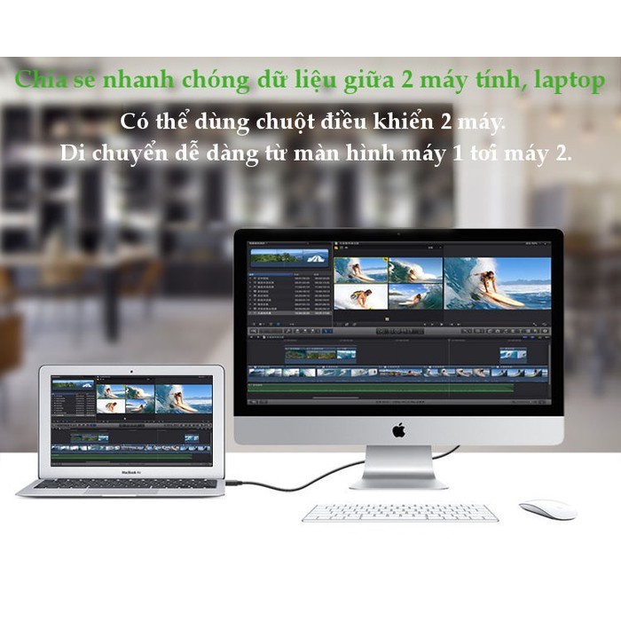 [BH 1 đổi 1] Cáp Truyền Dữ Liệu Data Link Giúp Kết Lỗi 2 Máy Tính