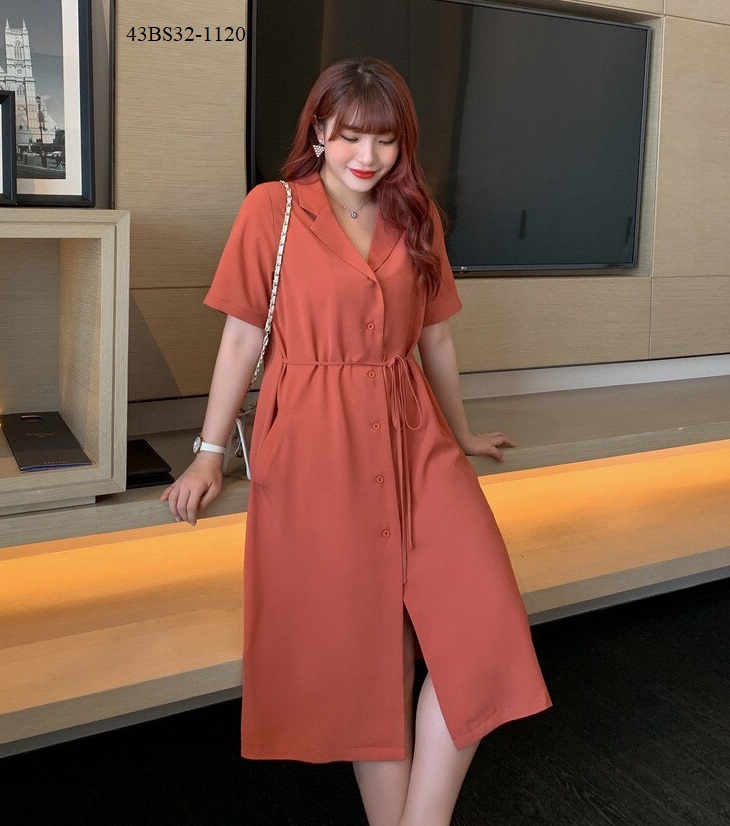 ĐẦM SƠ MI SUÔNG BIG SIZE CAO CẤP