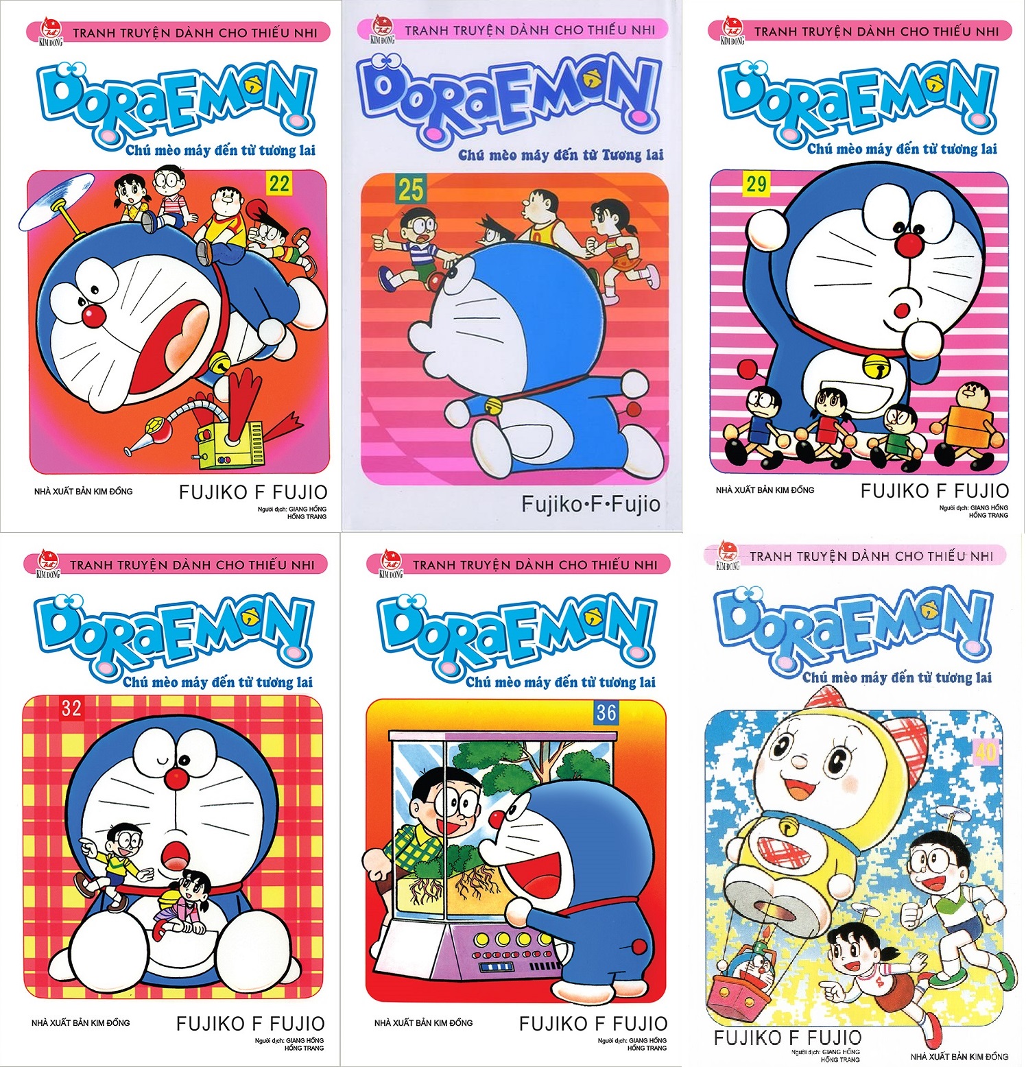 Sách - Combo 6 quyển truyện Doraemon ngắn - giao tập ngẫu nhiên