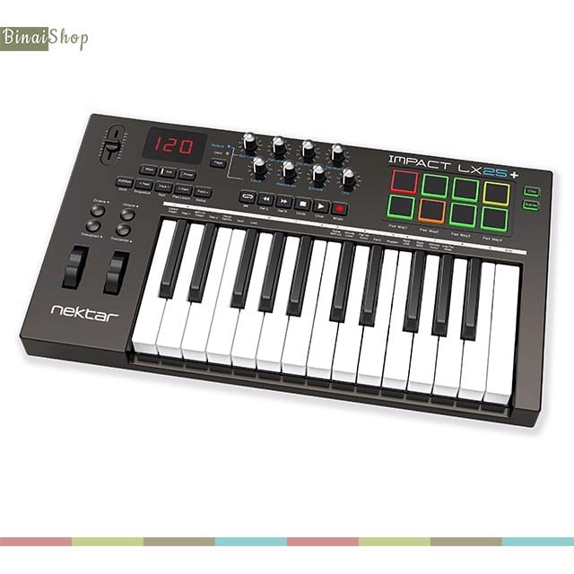 Keyboard Controller MIDI Nektar Impact LX25+