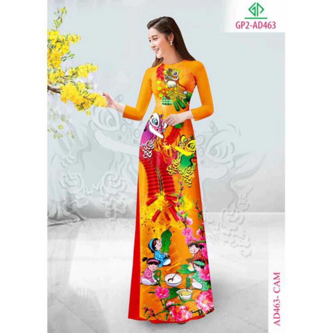 [HCM]Vải Áo dài tết