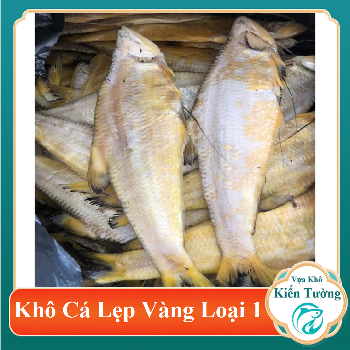 1 kg Khô Cá Lẹp Vàng Đặc Sản Vàng Cà Mau-Hương Vị Miền Tây- Vựa Khô Kiến Tường