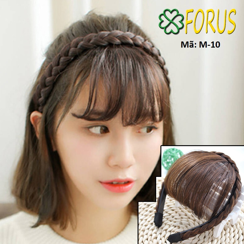Tóc mái băng đô cài, băng đô tóc mái M10 ❤️FREESHIP❤️ tóc giả nữ cài bờm
