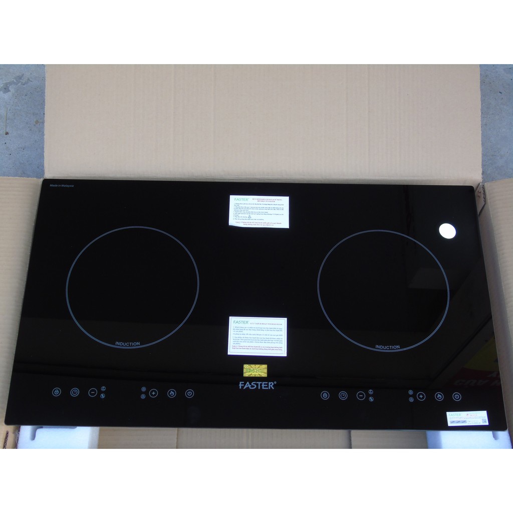 Bếp điện từ Faster FS 628HI (Bếp đôi: 1 từ + 1 hồng ngoại, Nhập Khẩu Malaysia)
