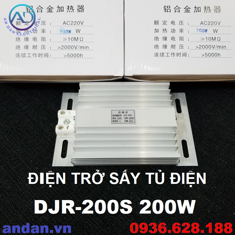 Điện trở sấy tủ điện djr/jrd, điện trở sấy bản nhôm djr jrd 50w 100w 150w 200w