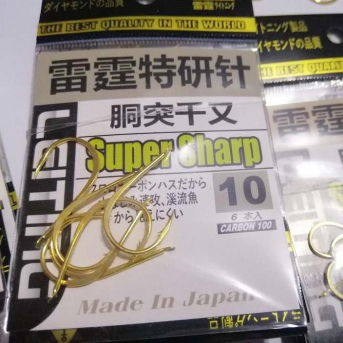 Lưỡi Câu Cá Nhật Bản Super Sharp Lưỡi Câu Đài Siêu Cứng Siêu Bén LC17