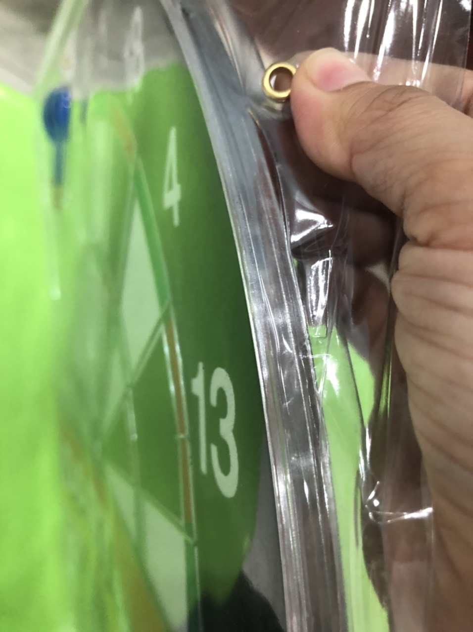 PHI TIÊU GỖ ĐƯỜNG KÍNH 35CM- 2 MẶT- 4 PHI TIÊU
