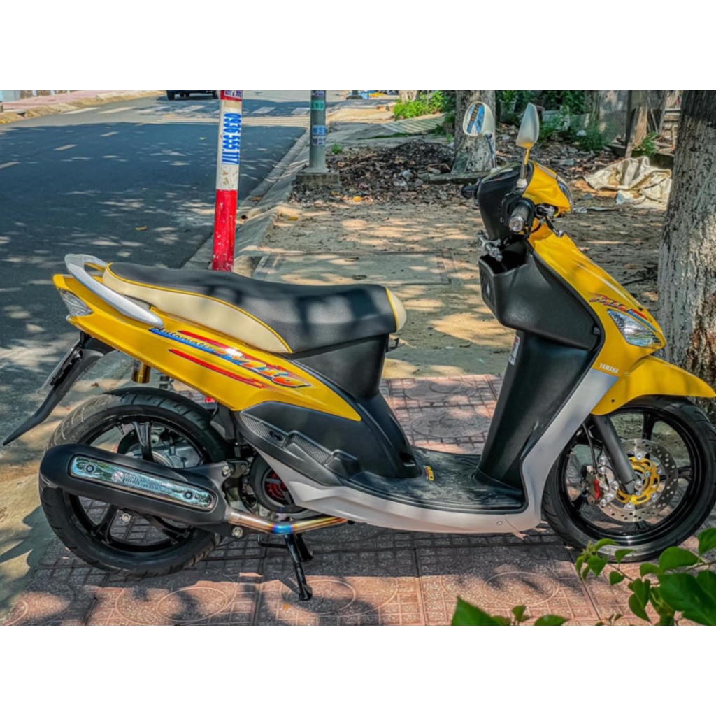 (Mio 110cc) Cổ pô Ptitanium Titan gắn Mio110