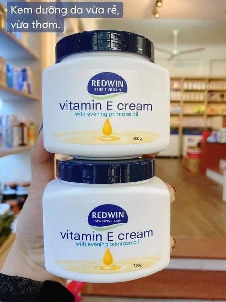 Kem dưỡng da chuyên sâu vitamin E Redwin Cream (hũ 300gr) Úc