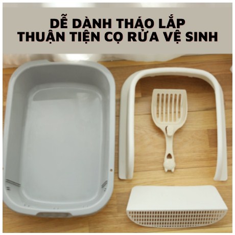 Khay Vệ sinh cho Mèo kèm xẻng.