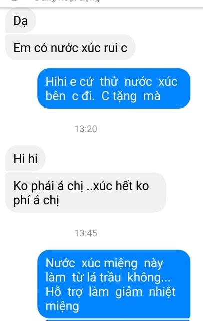 NƯỚC SÚC MIỆNG THẢO MỘC HA HA TRẦN MAO