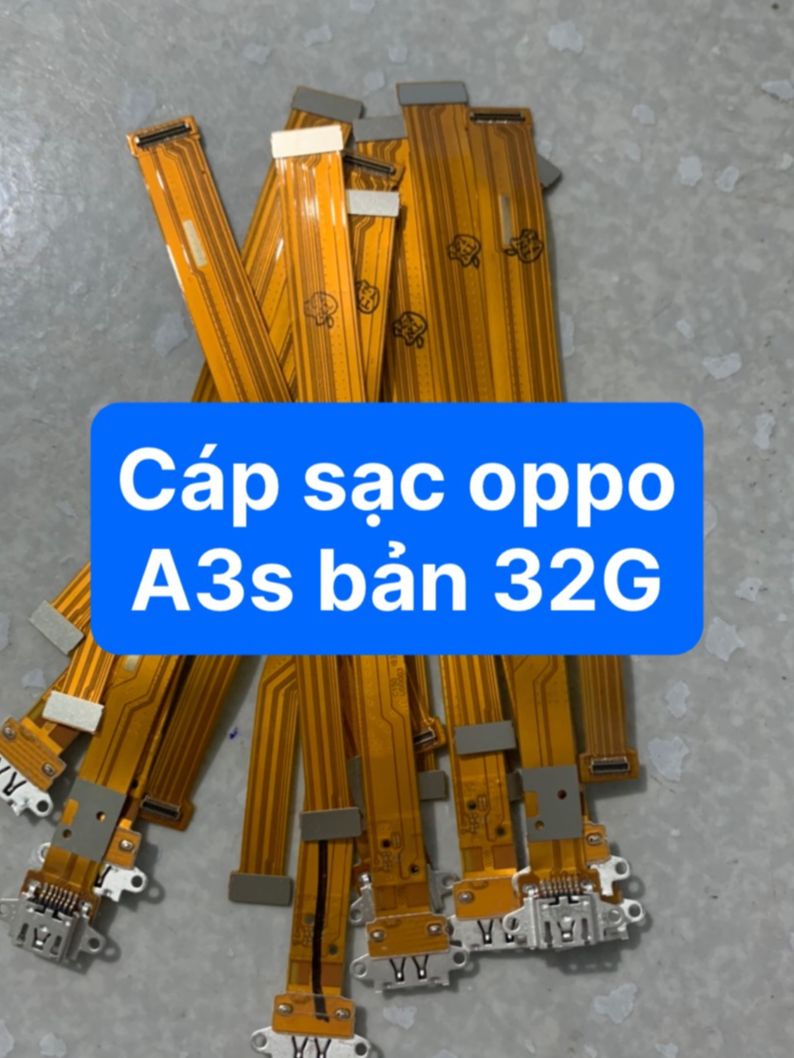 cáp sạc A3s bản 32G có lỗ chọc khay sim phía trên