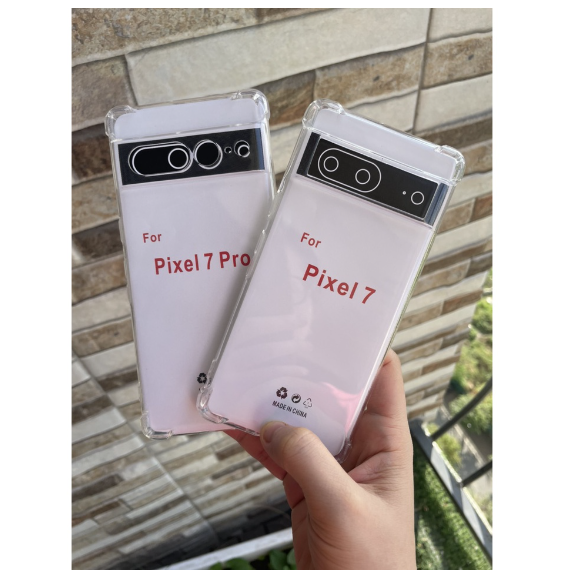 Ốp lưng dẻo trong chống sốc 4 góc cho Google Pixel 7, Pixel 7 Pro