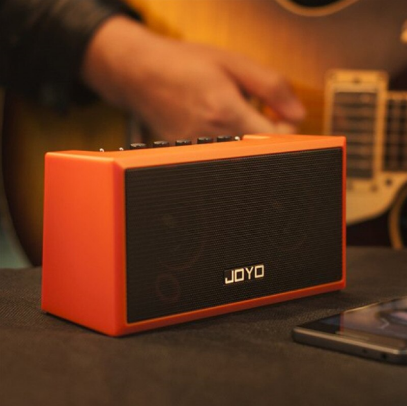 Amplifier guitar mini đa năng kết nối bluetooth 4.0 có app smartphone (Gồm loa, nguồn, dây cáp 3.5mm, sách hướng dẫn) - Hàng chính hãng