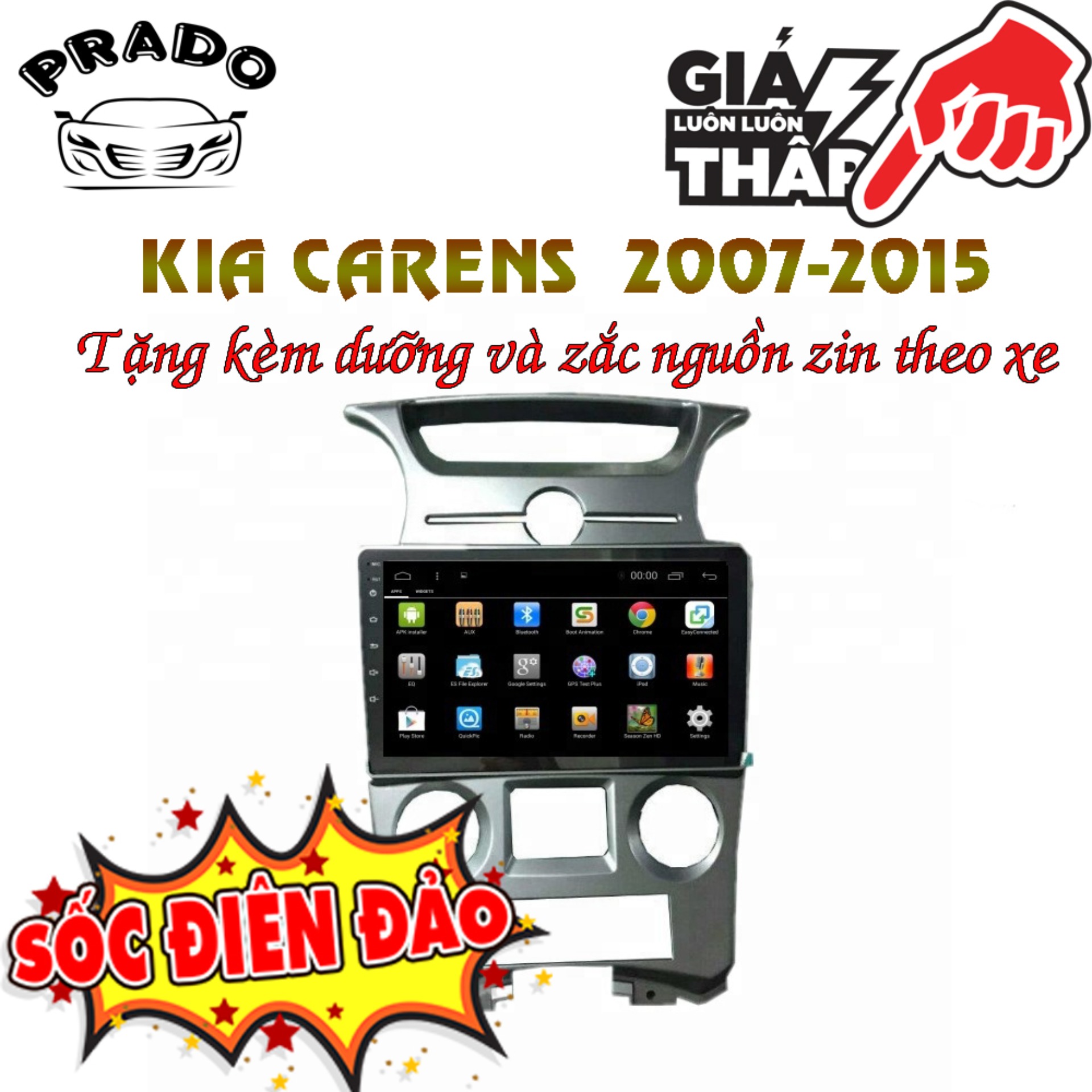BÁO GIÁ Màn Hình Android 21 Inch | Shopee Lazada Sendo Tiki mới nhất 40 Màn hình Android 9 inch xe KIA CAREN tặng kèm mặt dưỡng và zắc zin theo xe caren, Màn hình android kia caren + Mặt Dưỡng Lắp Dvd Android Cho Xe Kia Caren 2007-2011 Có giắc nguồn Zin