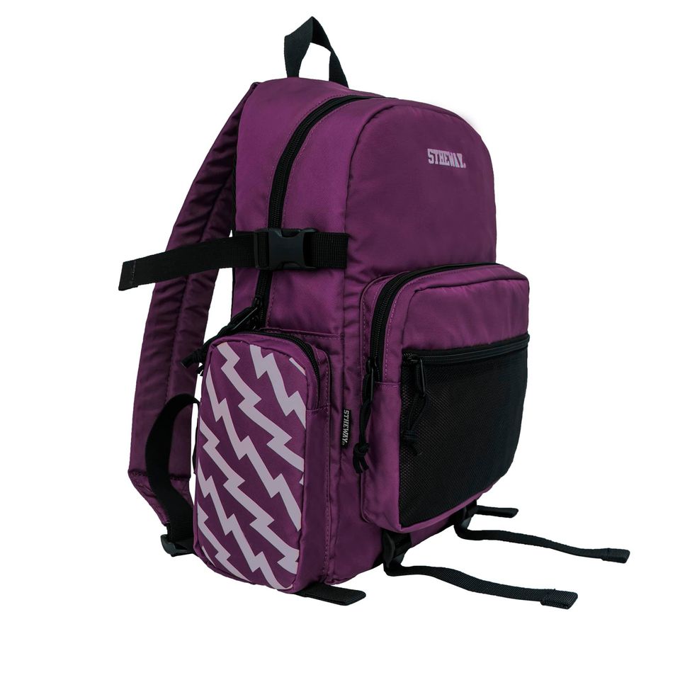 5THEWAY® Balo Đỏ Đô aka /solid/ Rocket Backpack™ in BURGUNDY