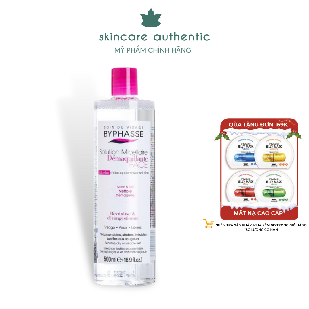 [HCM]Nước Tẩy Trang Byphasse Solution Micellaire  | 500Ml
