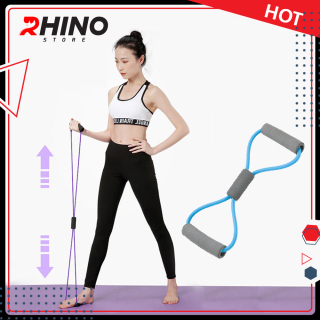 Dây kháng lực yoga gym hình số 8 Rhino R402, dây kháng lực đa năng đàn hồi thể thao làm thon săn chắc bắp tay - Hàng chính hãng thumbnail
