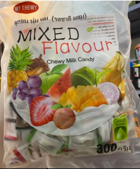 Kẹo sữa dẻo trái cây mềm Thái Lan 300g