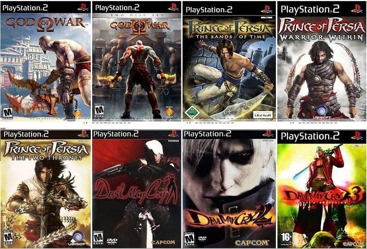 [HCM]game ps2 nhu hinh gom 4 game