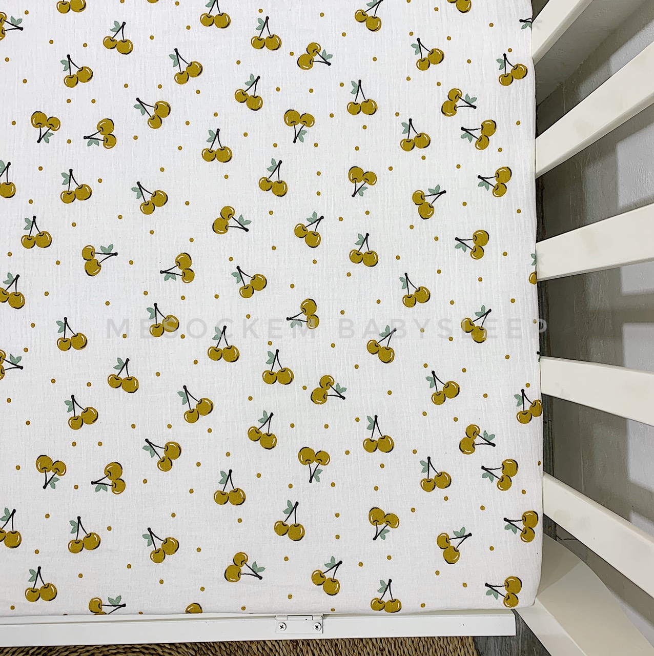 Drap cũi cho bé vải xô muslin