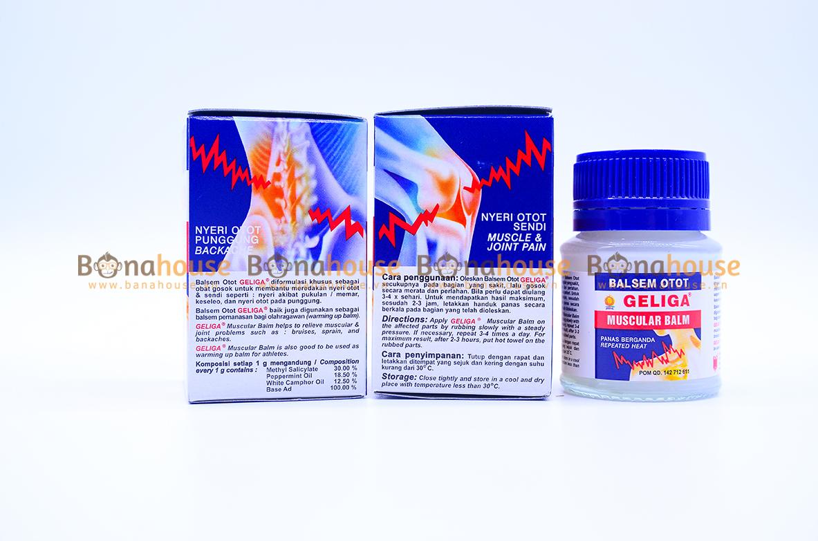 Dầu Cù Là Lửa GELIGA 40g Indonesia