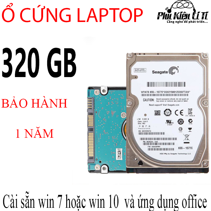 [HCM]Ổ cứng hdd laptop 2.5 inch seagate 320GB bảo hành 12 tháng