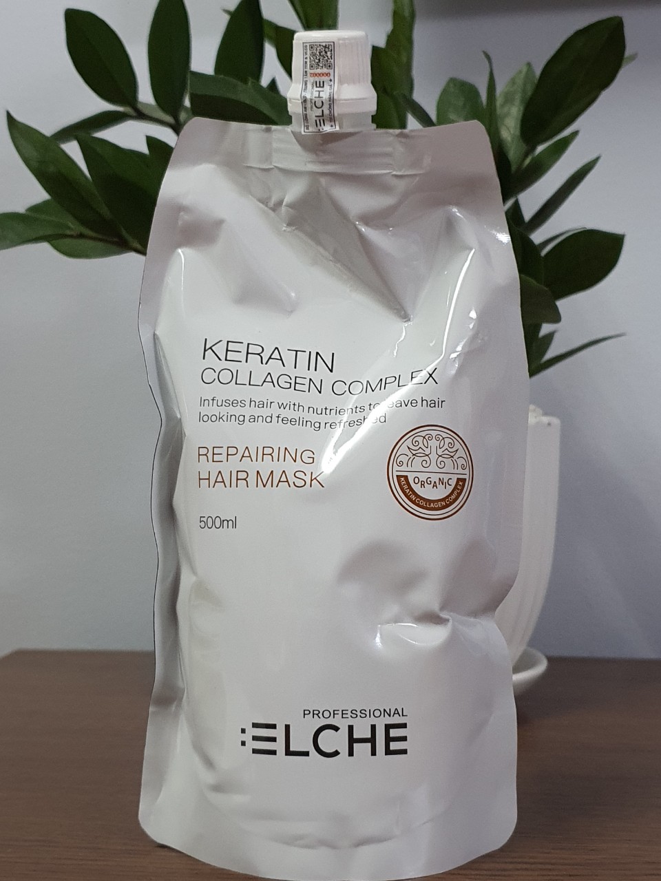 Mặt nạ hấp tóc Keratin Collagen Complex Elche 500ml