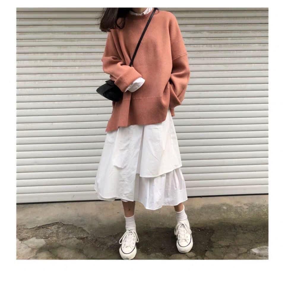 Chân váy ulzzang đắp chéo siêu cute