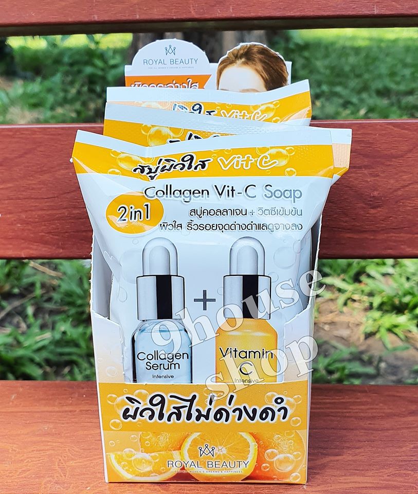 (Date 09/2024) 01 Cục Xà Bông Vit C Thái Lan 60gram