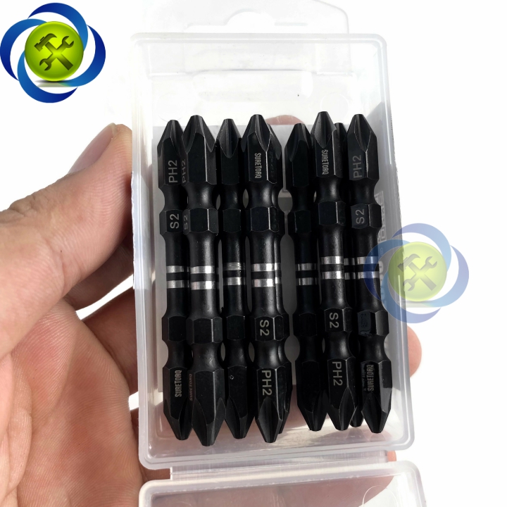 [HCM]Mũi bắn vít SURETORQ 0673-0302TS 2 đầu bake  PH2x65mm
