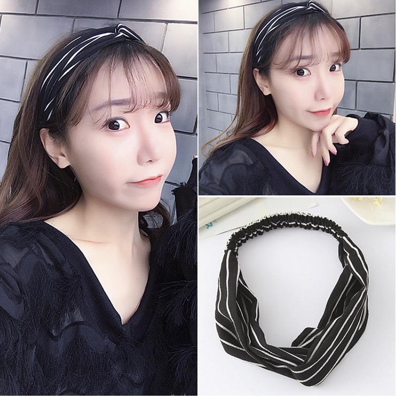 Băng đô turban chéo thời trang cao cấp
