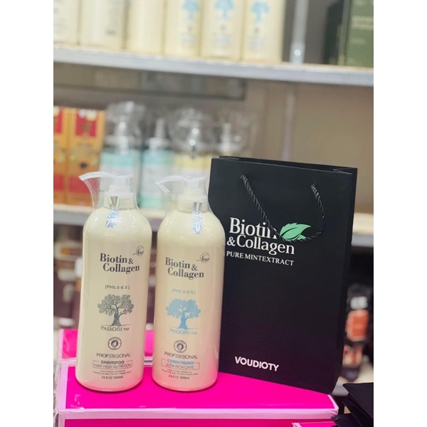 gội xả biotin & collagen 1000ml