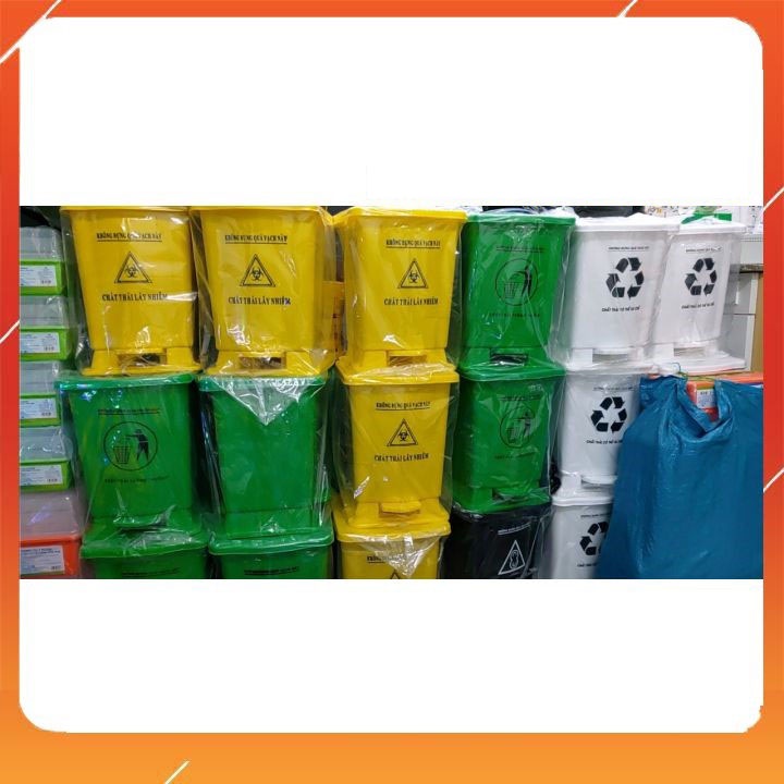 Thùng Rác Y Tế Chân Đạp 15 Lít