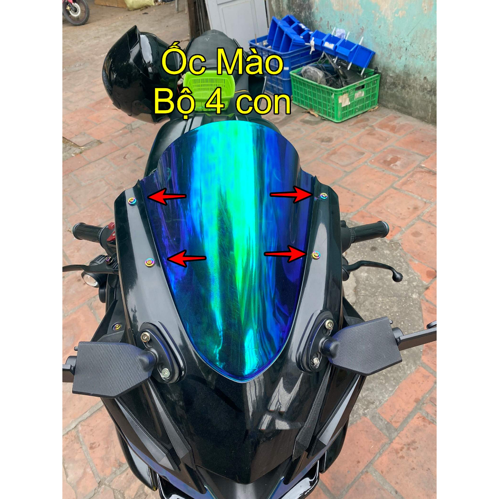 Full Ốc Titan Gr5 Xe YAMAHA R15V3 (R15 V3)