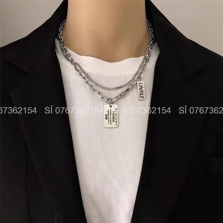 Set 2 Dây Chuyền Unisex Tầng Lifes