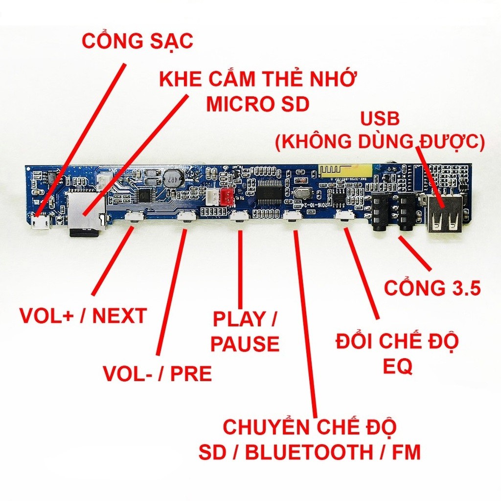 Mạch Khuếch Đại Âm Thanh Bluetooth Class R CS8326C Mono 1*9W