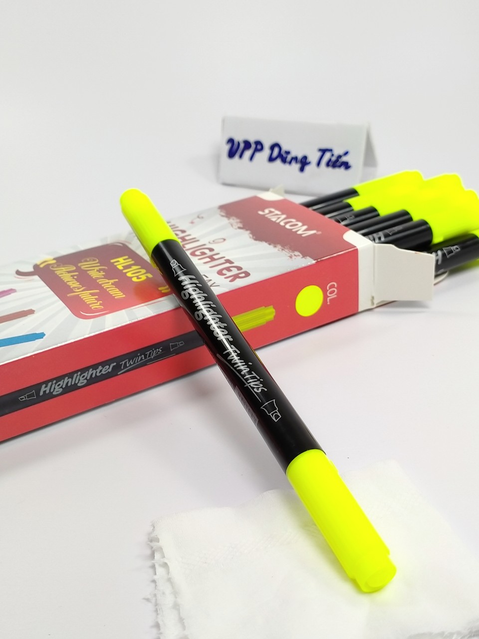 Bút dạ quang 2 đầu ( HIGHLIGHTER) Stacom HL105