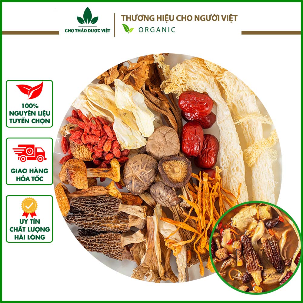 Set gà hầm nấm quý to - Chợ Thảo Dược Việt
