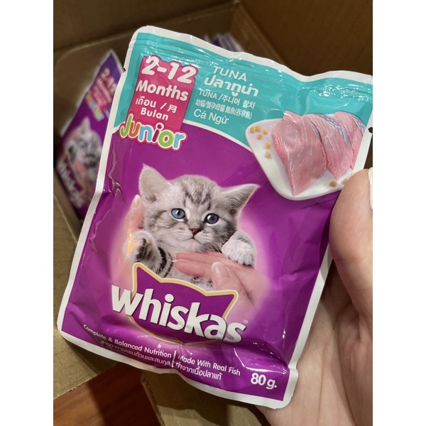 Pate Whiskas Dành Cho Mèo Con 80G