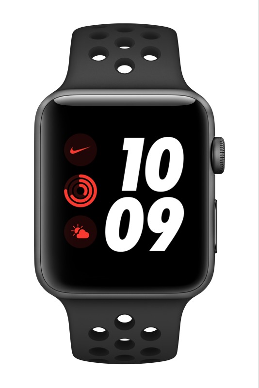 Đồng hồ Apple Watch Nike Series 3 42mm Space Gray Aluminum Case With Anthracite/Black Nike Sport Band (G.P.S) - Hàng chính hãng