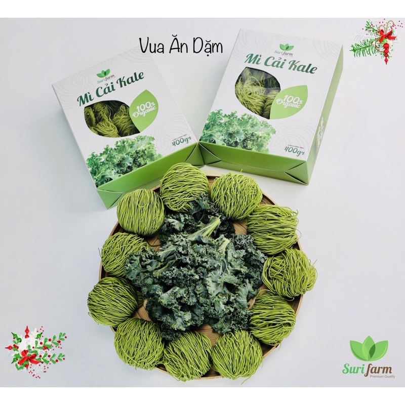 Mì cải kale hữu cơ suri farm cho bé ăn dặm | mì cải kale ăn kiêng, eat clean