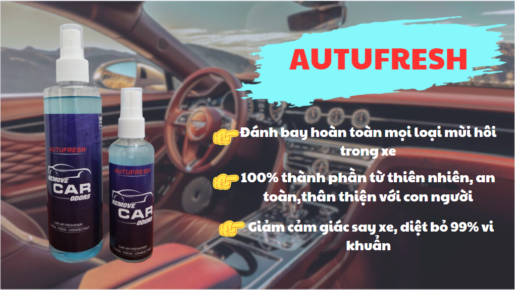 Xịt khử mùi oto Autufresh