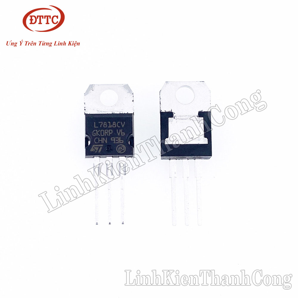 Ic l7818cv 7818 1.5a 15v to220 chính hãng st